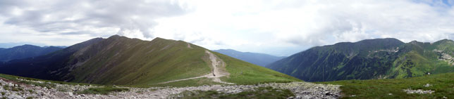 The ridge towards the Chopok