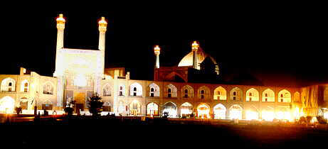 Imam Mosque by night