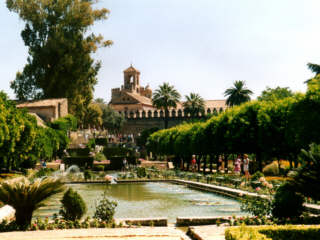 The Alcazar, as seen from the gardens